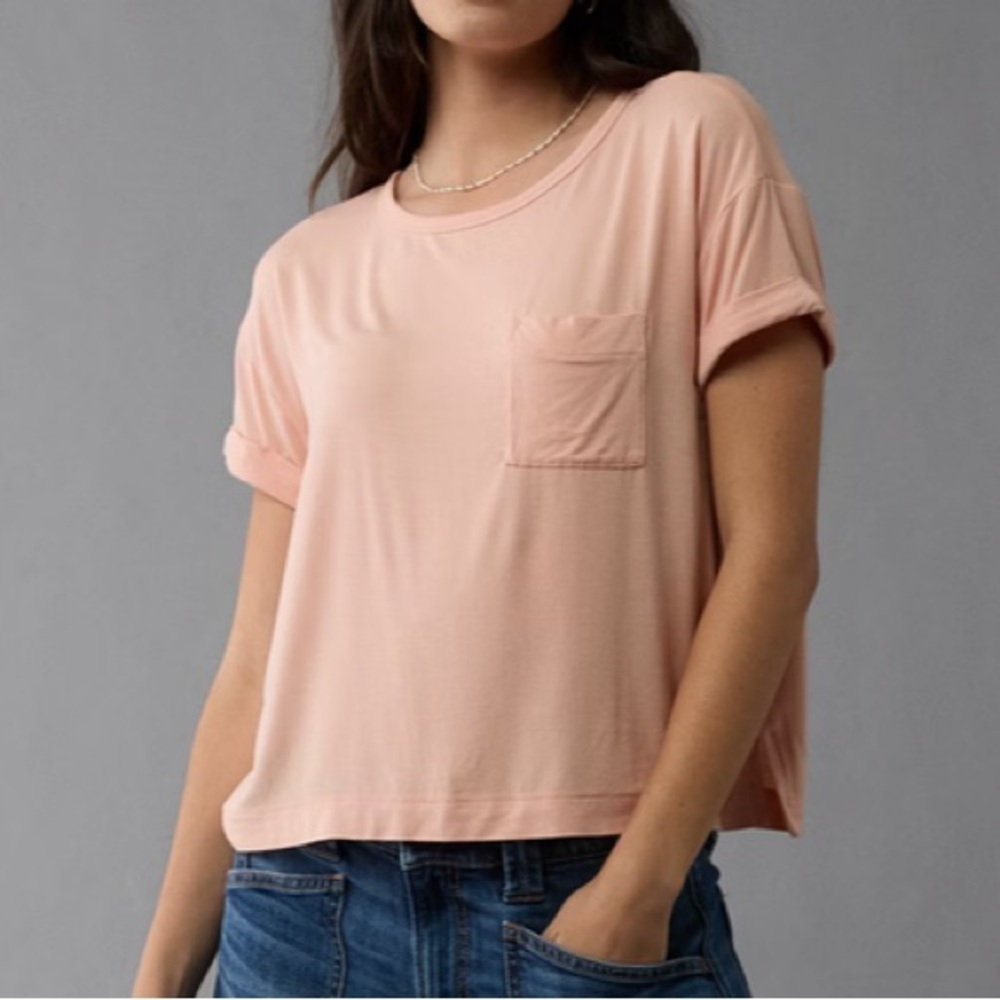 NWT: *bundle* 3 AE Soft & Sexy Oversized Pocket T-Shirts | small, xsmall